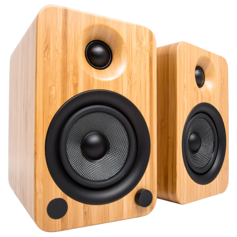 Kanto YU6BAMBOO 200W 旗艦級藍牙有源喇叭 (竹子啡色)