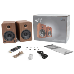 Kanto YU6WALNUT 200W 旗艦級藍牙有源喇叭 (核桃啡色)