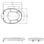 TOTO TC282SJ 緩降廁板