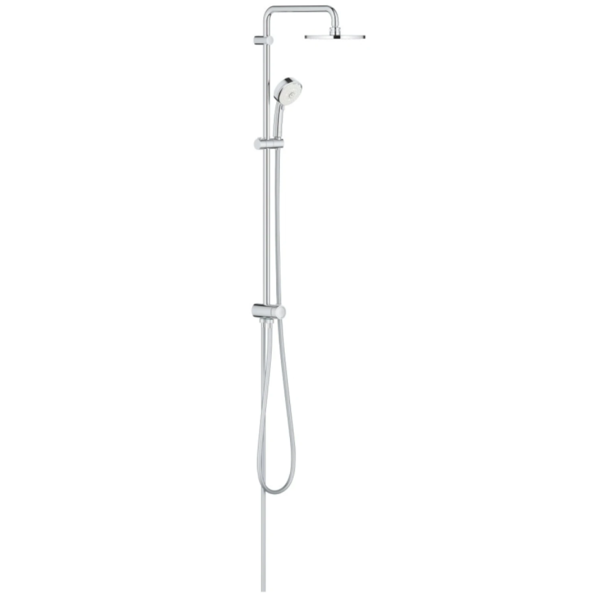 Grohe 26453001 New Tempesta Cosmopolitan 200 明牆圓形雨淋式花灑組合連分水掣