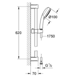 Grohe 27787002 New Tempesta 4速手提花灑