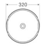 Richford BA347 檯上面盆