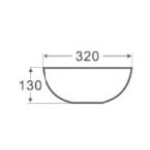 Richford BA347 檯上面盆
