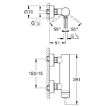Grohe 33636001 Essence New 淋浴龍頭