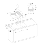Gaggenau VL200120 15厘米 下吸式抽油煙機
