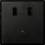 M2K AP102MF-B 4.2A 單位 單蘇 2 USB 插座 (2USB系列 ) (黑色)