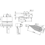Inax IN-AMU-131SM 明牆尿斗感應器 (玻璃面)