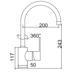 Walrus WR-501304-CP Pennines 廚盆龍頭