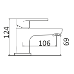 Walrus WR-501201 AVON 面盆龍頭