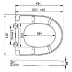 Walrus WR-A214-DW 樹脂緩降廁板