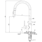 Baumatic BM1336 單桿冷熱水龍頭