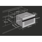 Athens 金雅典 ISO-992 56公升 47厘米 嵌入式蒸焗爐