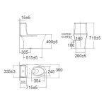 INAX C2530300-IMN21+CF050001-6DF00-N 一體式座廁 (不包含風琴喉)