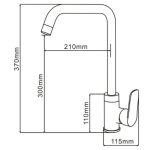 Well Bloom Italy 4SET165APB 165系列純黑色4件龍頭優惠套裝