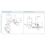 Rigel Rimless WO9030FA 特短自由咀連體座廁 (不包含風琴喉)