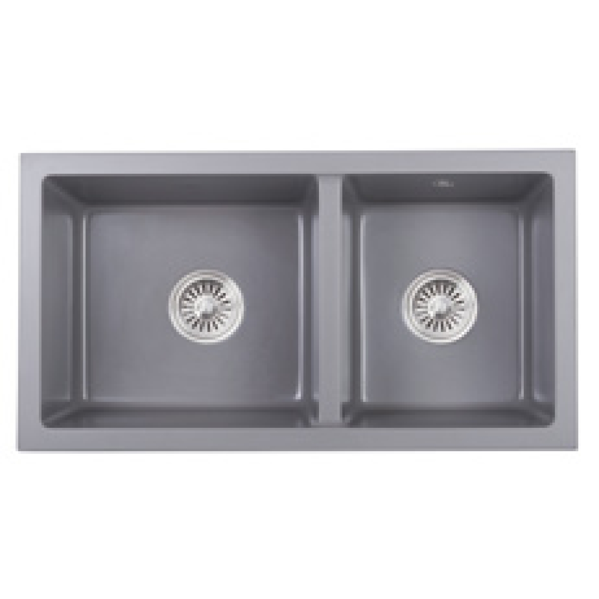 Kitco FQ-800-WH 石英雙鋅盆 (白色) (795 x 430mm)