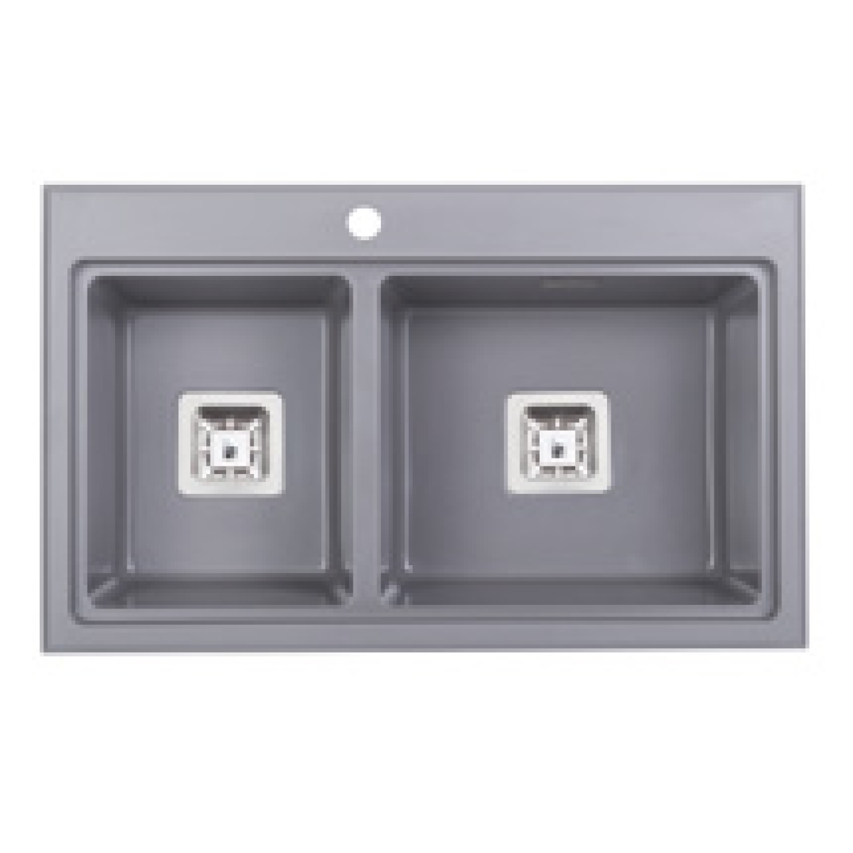 Kitco MQ-8149-OT 石英雙鋅盆 (燕麥色) (800 x 490mm)