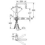 GROHE 32322DC Minta 昇盤龍頭
