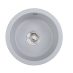 Kitco NET-410-BK 石英鋅盆 (黑色) (410 x 410mm)