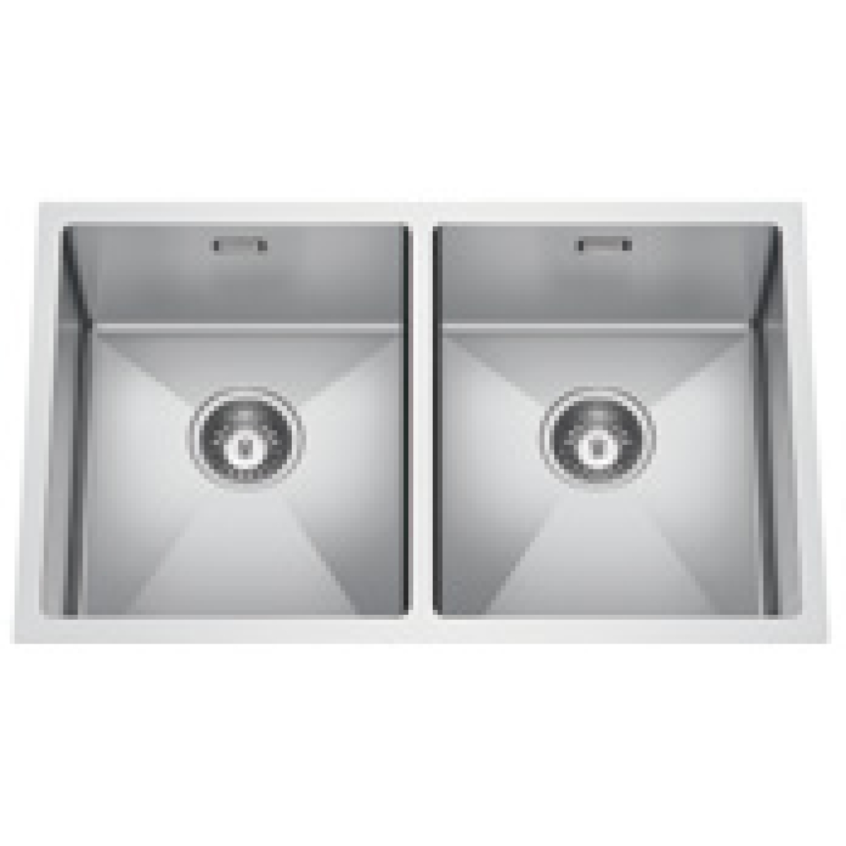 Kitco R10-4118 不鏽鋼雙鋅盆 (740 x 450mm)