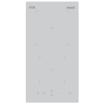 Baumatic BHI305.2 WH 白之戀人系列 30厘米 嵌入式雙頭電磁爐 (白色) (9段火力控制 + 餘熱指示燈 + 隨機附有13A三腳插頭)