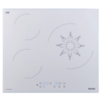 Baumatic BHI637.1 60厘米 6500W 白之戀人系列 嵌入式三區電磁爐 (斜邊設計防爆 + 德國SCHOTT玻璃 + 過熱斷電)