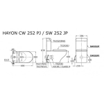 TOTO CW252PJ Rimless 自由咀分體座廁配油壓廁板 (不包含風琴喉)