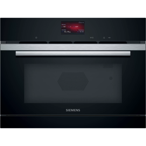 Siemens 西門子 CP269AGS0K 45厘米 36公升 7合1 嵌入式微波蒸烤焗爐 (30款中西食譜 + 15種加熱模式 + 彩幕)