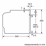 Siemens 西門子 CP269AGS0K 45厘米 36公升 7合1 嵌入式微波蒸烤焗爐 (30款中西食譜 + 15種加熱模式 + 彩幕)