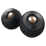 CREATIVE Pebble V2 USB-C 桌上型喇叭 (黑色)