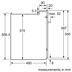 【display model】 Siemens 西門子 SC76M541EU 60厘米 嵌入式洗碗碟機