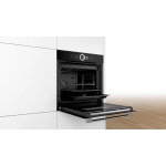 Bosch HSG636BB1 71公升 嵌入式蒸焗爐 (玻璃黑)