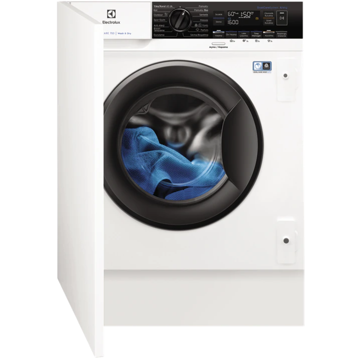 Electrolux 伊萊克斯 EW7W3866OF 8.0/4.0公斤 1600轉 嵌入式洗衣乾衣機 (變頻摩打 + 蒸汽清新護理)