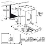 Electrolux 伊萊克斯 EEA22100L 45厘米 9套標準餐具 嵌入式洗碗碟機 (自動開門功能 + Flexiift籃架高度調節 + 30分鐘快洗模式)