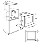 【展銷品】 Electrolux 伊萊克斯 KMFD263TEX 60厘米 26公升 900W 嵌入式微波爐