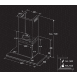 Electrolux 伊萊克斯 EFC926BAR-BK 90厘米 1100m³/h 掛牆煙囪式抽油煙機 (黑色特別限量版) (46dB超靜音設計)