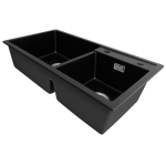 Baumatic BQSDA8245GB 廚房雙頭昇盤 (亮黑色)