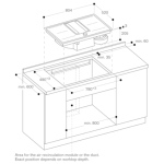Gaggenau CV282110 80厘米 嵌入式四煮區電磁爐