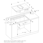 Gaggenau CV282100 80厘米 嵌入式四頭電磁爐