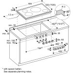 Gaggenau VI481110 80厘米 嵌入式四頭電磁爐