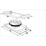 Kuppersbusch EDL9750.0E 90厘米 625m³/h 嵌入式天花式抽油煙機