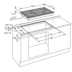 Gaggenau CI481102 / CI481112 80厘米 嵌入式四頭電磁爐系列
