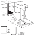 Electrolux 伊萊克斯 KEAF7200L 60厘米 嵌入式洗碗碟機 (自動開門功能 + 30分鐘快洗模式)