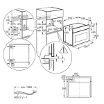 Electrolux 伊萊克斯 KVBAS21WX 43公升 二合一厘米嵌入式蒸焗爐
