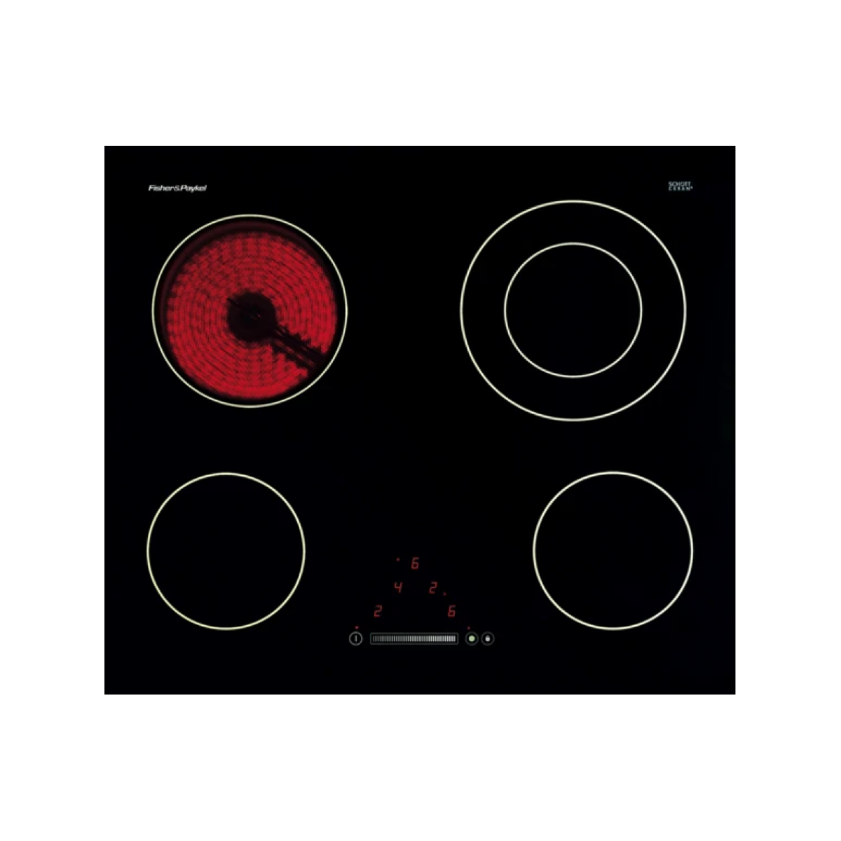 Fisher & Paykel 飛雪 CE604DTB1 60厘米 嵌入式四頭電陶爐