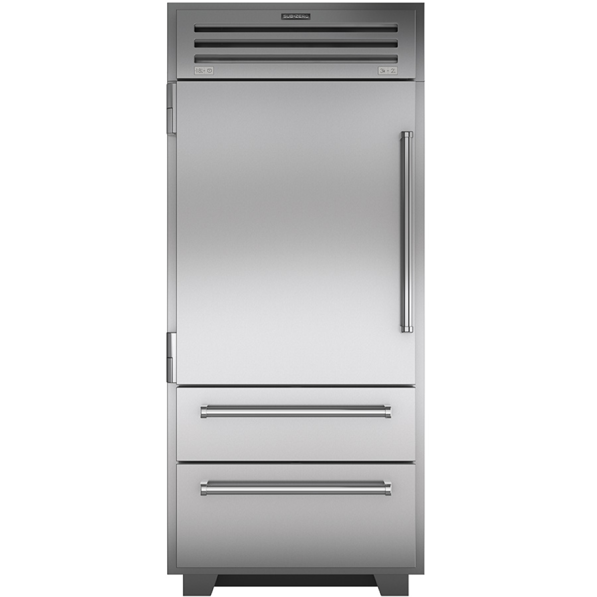 Sub-Zero ICBPRO3650 596公升 嵌入式不鏽鋼實體門雪櫃