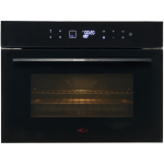 Baumatic BCS496BGL 45厘米 56公升 嵌入式蒸焗爐 (全港首創 雙風扇設計) 可上下獨自調溫度