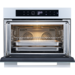 Baumatic BCS496WGL 45厘米 56公升 白之戀人系列 嵌入式蒸焗爐 (全港首創 雙風扇設計) 可上下獨自調溫度