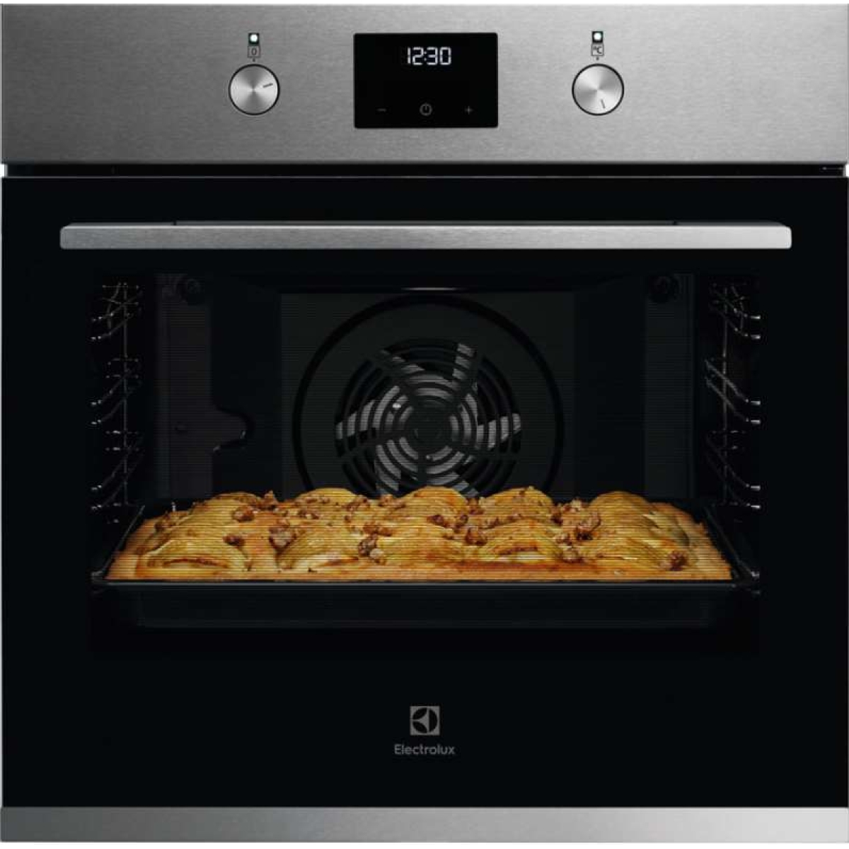 Electrolux 伊萊克斯 KOMGH60TXA 60厘米 72公升 嵌入式多功能氣炸焗爐 (Airfry + Aquaclean清潔)