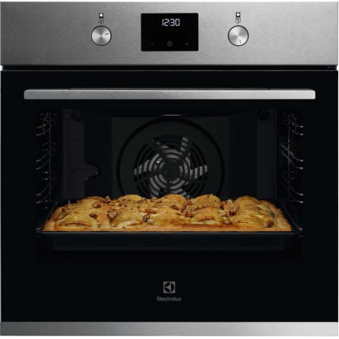 Electrolux 伊萊克斯 KOMGH60TXA 60厘米 72公升 嵌入式多功能氣炸焗爐 (Airfry + Aquaclean清潔)